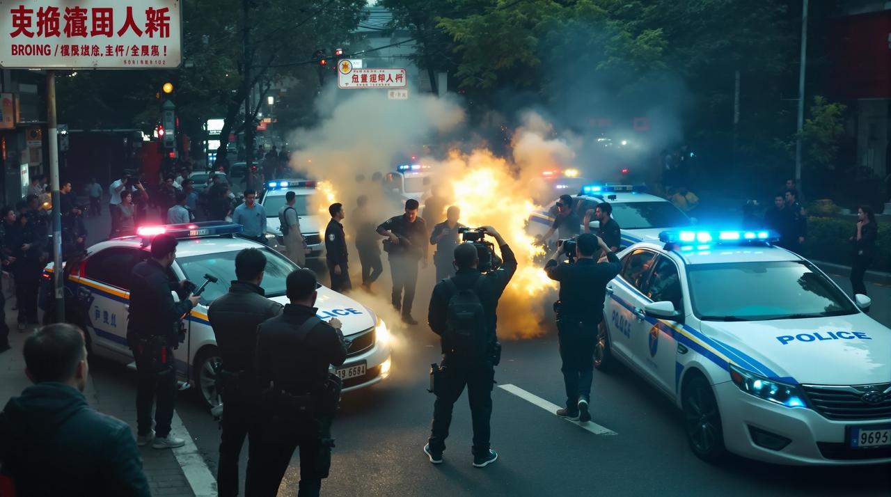 今日爆料入口 - 某剧组在拍摄地发生冲突，警方介入调查